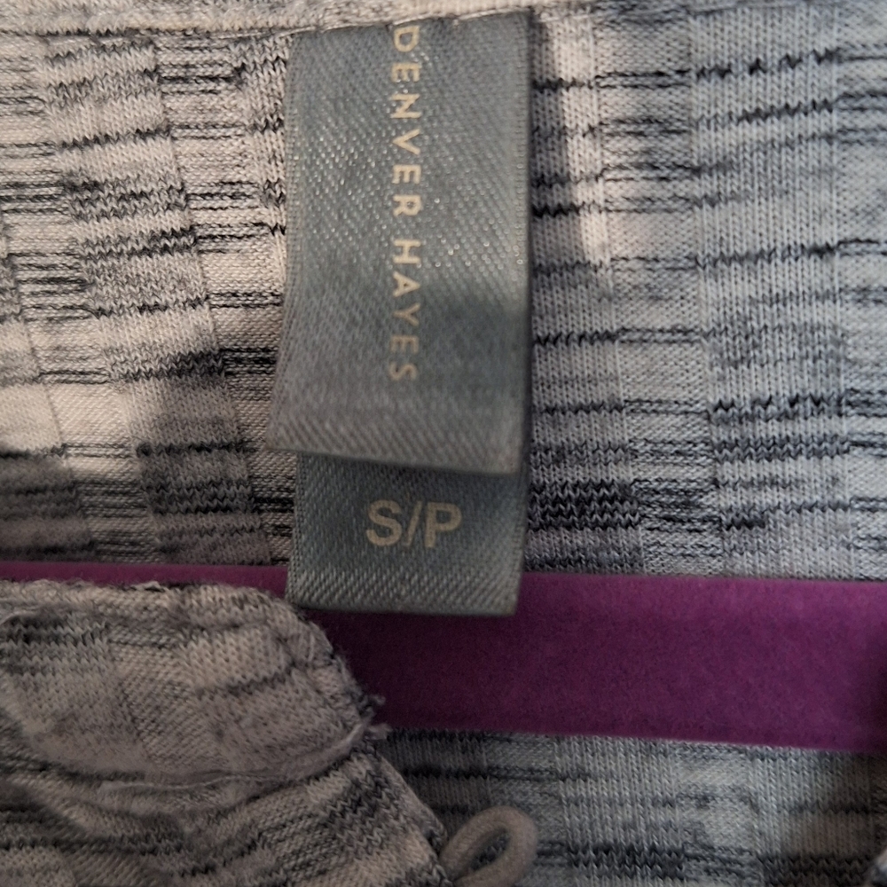 Denver Hayes Gray Relaxed Blouse - Picture 3 of 4